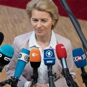 Ursula von der Leyen intervjuas.