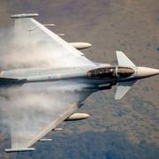 Ett tyskt Eurofighter Typhoon.