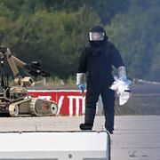 Bild från flygplatsen, 5 augusti.