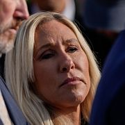 Arkivbild på Marjorie Taylor Greene.