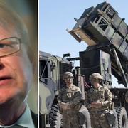 Försvarsminister Peter Hultqvist, amerikanska luftvärnssystemet Patriot.