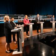 Agendas partiledardebatt under valrörelsen. 