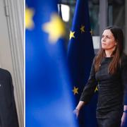 Löfven och Jakobsdottir. Arkivbilder.