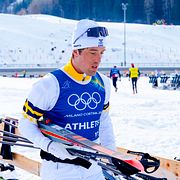 Calle Halfvarsson under OS.