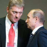 Peskov och Putin.,