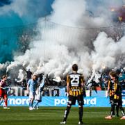 Malmöpublikens klack under torsdagens cupfinal