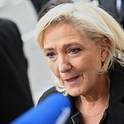 Marine Le Pen i december.