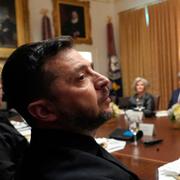 Zelenskyj och Trump i Vita huset. 