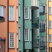 Arkivbild, lägenhetshus i Stockholm.