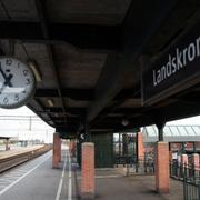 Perrongen i Landskrona. 