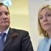 Statsminister Stefan Löfven (S) och finansminister Magdalena Andersson (S). Arkivbild.