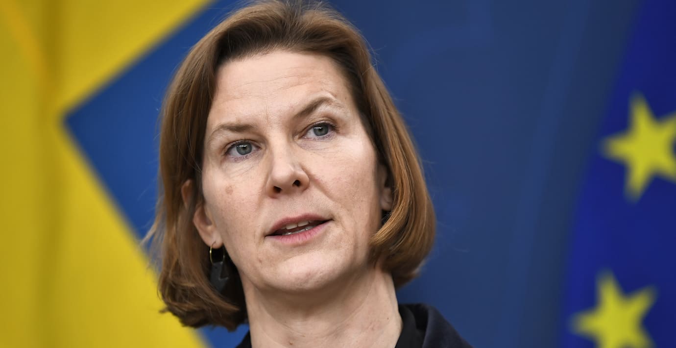 Jämställdhetsminister Nina Larsson.