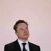 Arkivbild på Elon Musk från slutet av september.