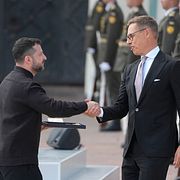 Zelenskyj och Stubb.