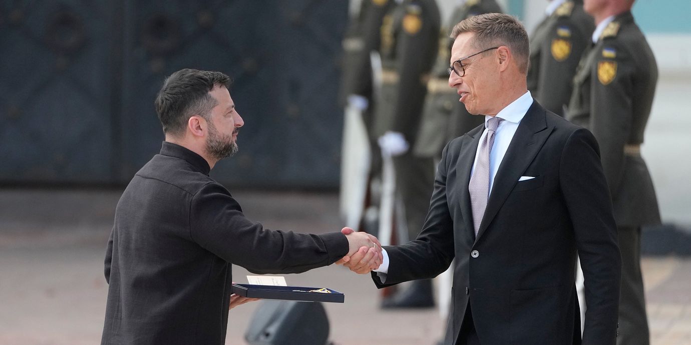 Zelenskyj och Stubb.