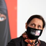Politikerns Monika Ruegsegger-Hurschler som kampanjat för Ja-sidan.