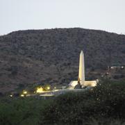 Monumentet Heroe’s Acre i Namibia, som byggts av Nordkorea. 