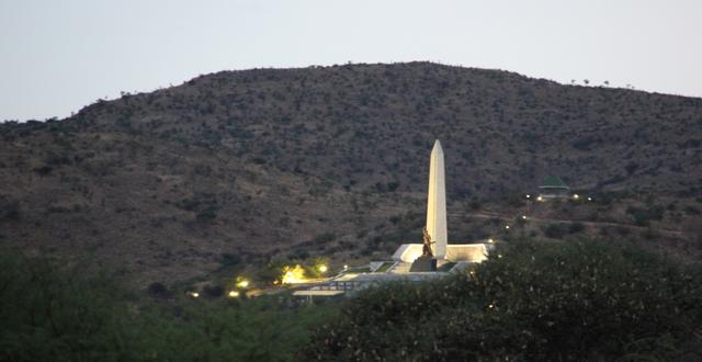 Monumentet Heroe’s Acre i Namibia, som byggts av Nordkorea.  Laika ac/Wikimedia Commons