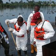 Efter Shells oljekatastrof i Nigeria.