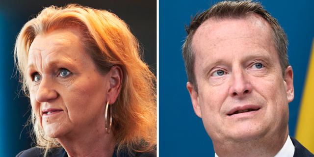 Boel Godner och Anders Ygeman. TT