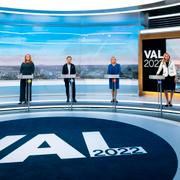 Partiledarna inför TV4:s partiledardebatt den 5/6.