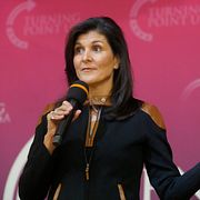 Nikki Haley.  Meg Kinnard / AP