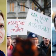 Åsa Regnér och Stefan Löfven. 