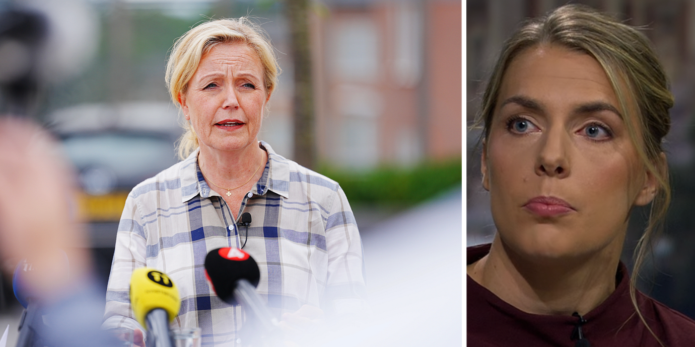 C-ledaren Elisabeth Thand Ringqvist/Karin Källström.