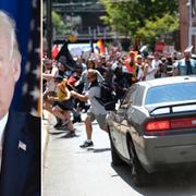 Donald Trump och bilattacken i Charlottesville.