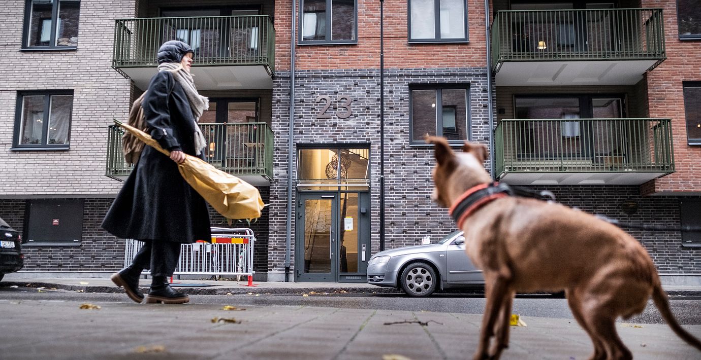 Illustrationsbild. Lägenhetshus på Lidingö.