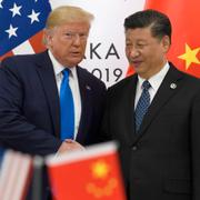Donald Trump och Xi Jinping under presidenternas senaste möte 2019.