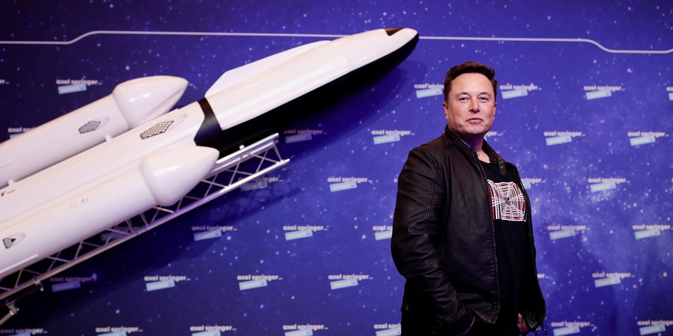 Musk är grundare av både Space X och Tesla. Arkivbild.