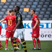 Henok Goitom efter Norrköping gjort 0–2.