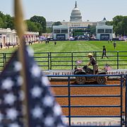 Vita husets stora mässa ”The great american state fair” i Washington med anledning av USA:s 250-årsdag.