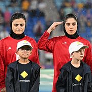 Iranska damfotbollslaget.