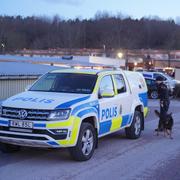 Polis i stadsdelen Navestad i Norrköping. 