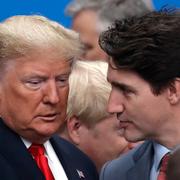 Donald Trump och Justin Trudeau i december 2019.