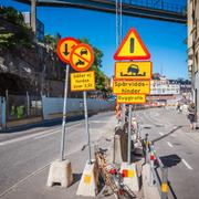 Ramudden hyr ut anordningar för trafiksäkerhet vid vägbyggen