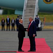 Putin och Trump i Alaska, arkivbild från augusti 2025.