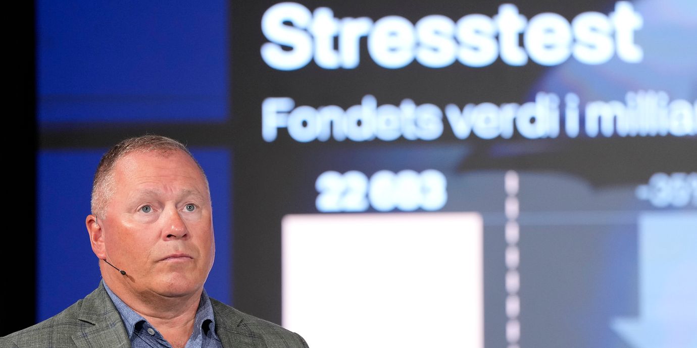 Nicolai Tangen, vd för oljefonden.