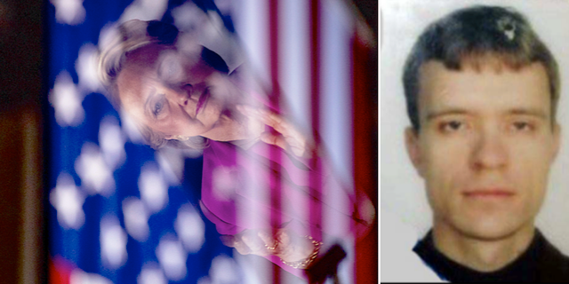 Hillary Clinton var ett av målen bakom de ryska hackerattackerna. Bild på Sergej Alexandrovitj Morgatjaev från FBI. TT/FBI