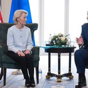 EU-kommissionens ordförande Ursula von der Leyen och USA:s president Donald Trump