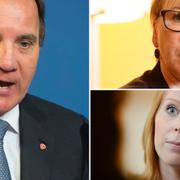 Stefan Löfven, Margot Wallström och Annie Lööf.