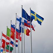 
EU-ländernas flaggor.