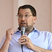 Sverigedemokraternas partiledare Jimmie Åkesson fotograferad under årets Almedalsvecka.