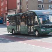 Eldriven buss i Stockholm. Arkivbild från 2018.