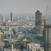 Riyadh sedd från ovan tidigare i oktober.