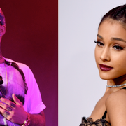 Mac Miller (t v), Ariana Grande (t h).