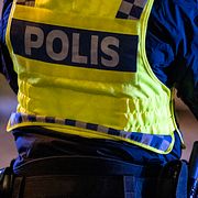 Arkivbild av en polis.