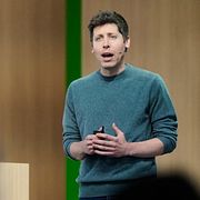 Open AI:s vd Sam Altman på OpenAI DevDay 2026 i San Francisco på tisdagen.